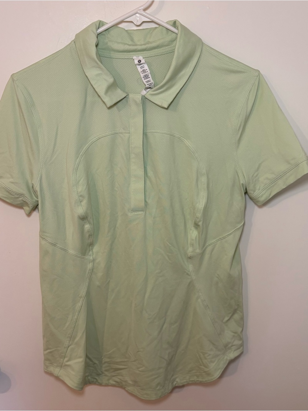lululemon athletica Mint Green Short-Sleeve Polo Shirt